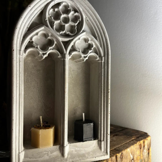 Concrete Gothic Altar - EcoLuxe Furnishings