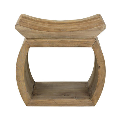 ‘Connor Elm’ Accent Stool - EcoLuxe Furnishings