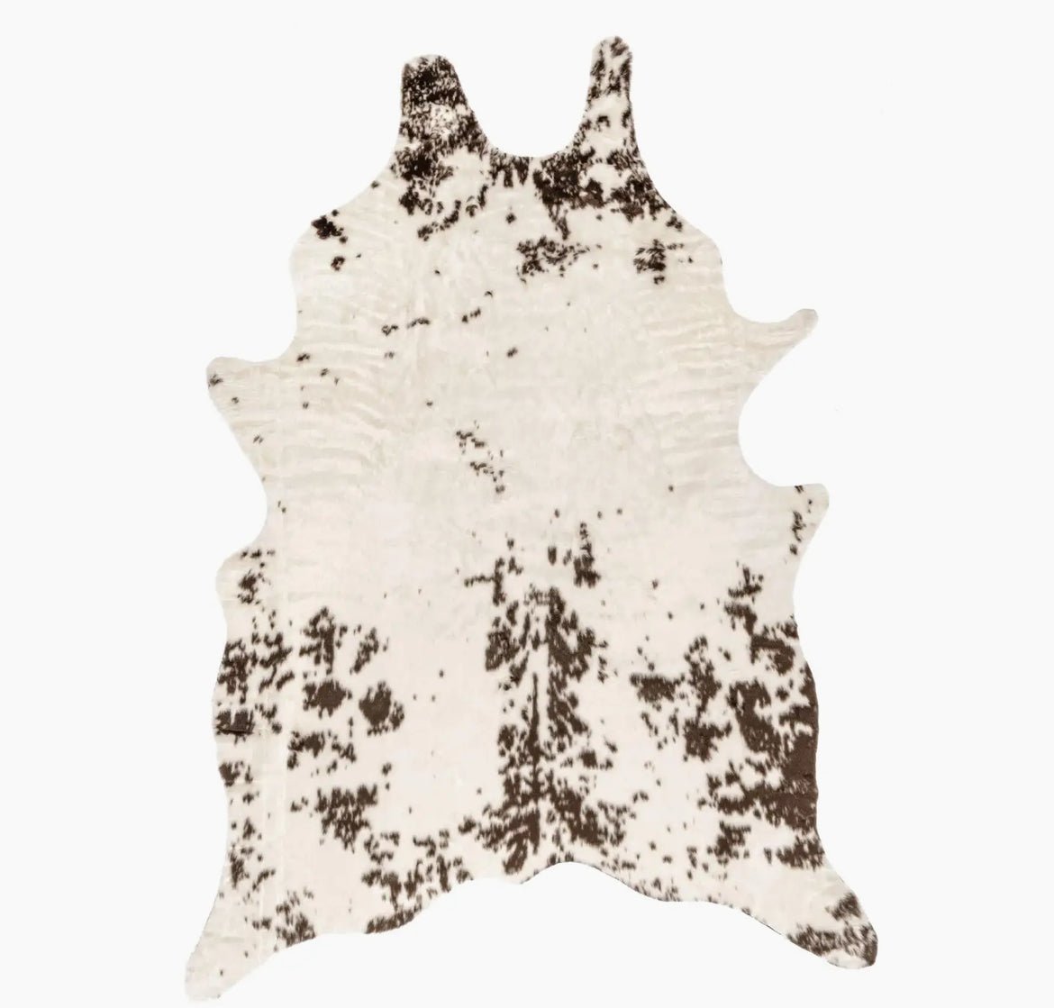 Faux Cowhide Washable Area Rug - EcoLuxe Furnishings