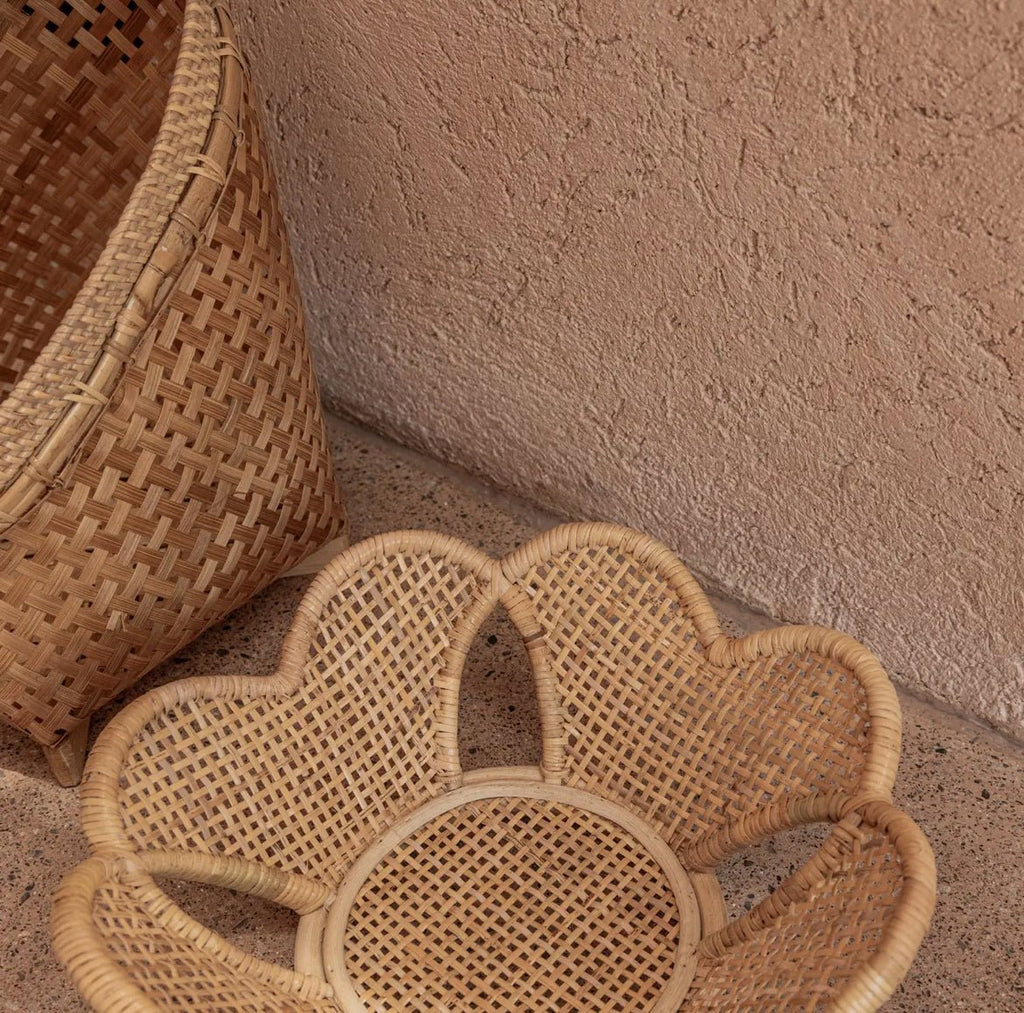 ‘Flora’ Rattan Decorative Bowl - EcoLuxe Furnishings