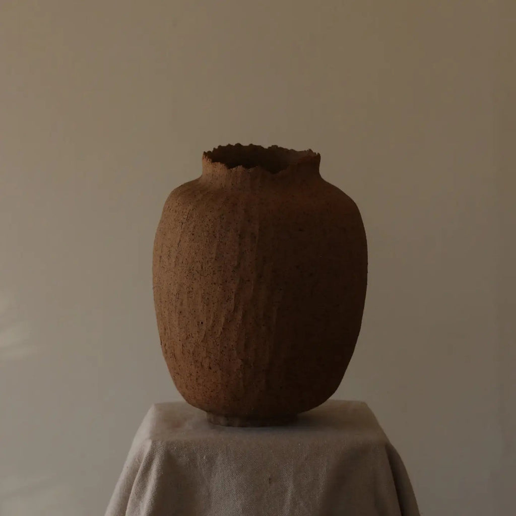 ‘Gathered Earth Vessel, 9"’ - EcoLuxe Furnishings