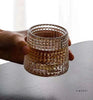 Handmade Rotating Glass Tumbler - EcoLuxe Furnishings