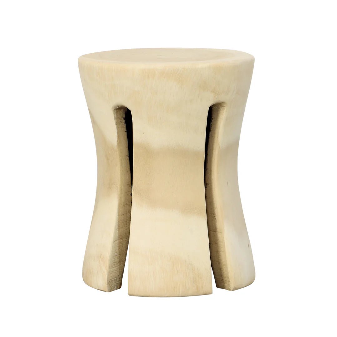 ‘Isolde’ Side Table, Suar Wood (Natural) - EcoLuxe Furnishings