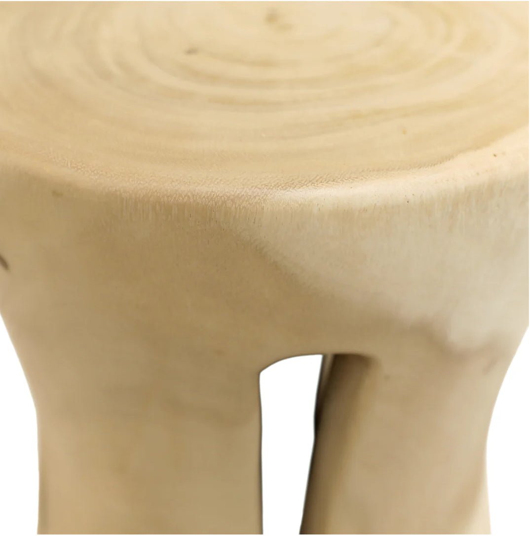 ‘Isolde’ Side Table, Suar Wood (Natural) - EcoLuxe Furnishings