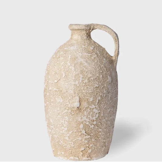 ‘Jug’ Vase (Aged Taupe) - EcoLuxe Furnishings