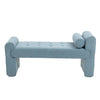 Loop Gauze Modern Ottoman Bench - EcoLuxe Furnishings