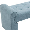 Loop Gauze Modern Ottoman Bench - EcoLuxe Furnishings