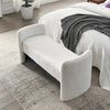 Modern Bench, 52" (White) - EcoLuxe Furnishings