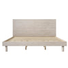 Modern Solid Wood Platform Bed (Stone Gray) - EcoLuxe Furnishings