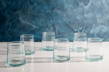 ‘Moroccan Cone’ Glassware, Set of 6 (Clear) - EcoLuxe Furnishings