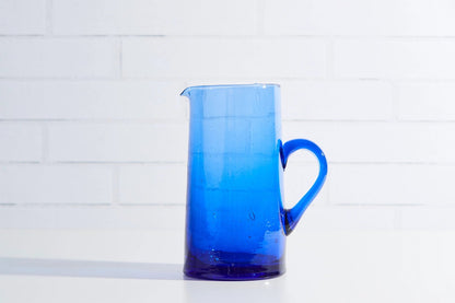 ‘Moroccan Cone’ Jug (Blue) - EcoLuxe Furnishings