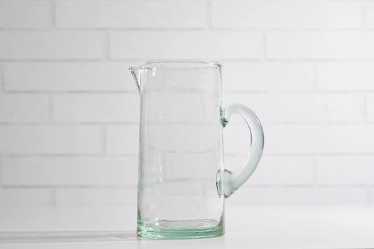 ‘Moroccan Cone’ Jug (Clear) - EcoLuxe Furnishings