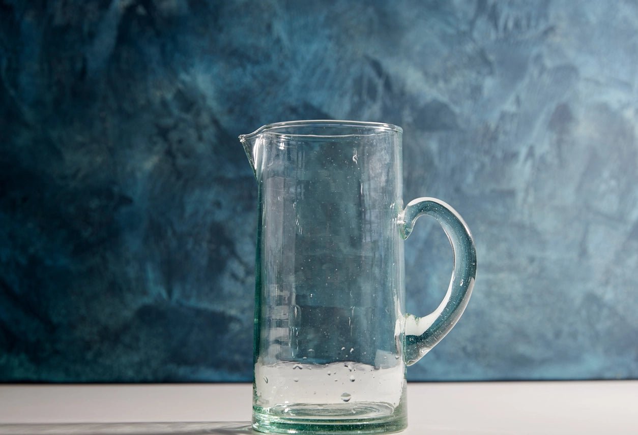 ‘Moroccan Cone’ Jug (Clear) - EcoLuxe Furnishings