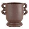 ‘Paper Mache’ Vase, Short (Brown) - EcoLuxe Furnishings