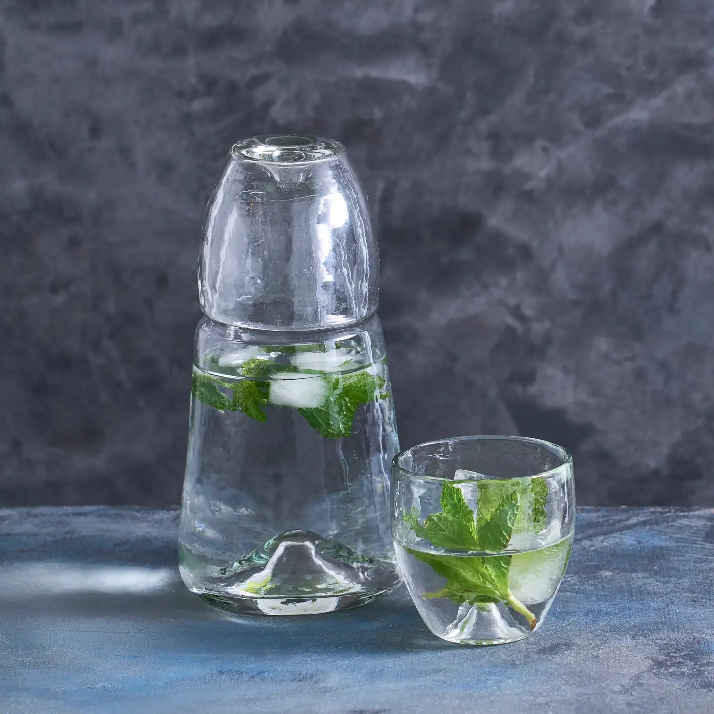 Pebbled Bedside Carafe Set - EcoLuxe Furnishings