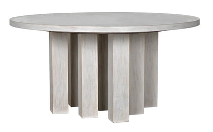 ‘Resistance’ Dining Table (White Wash) - EcoLuxe Furnishings