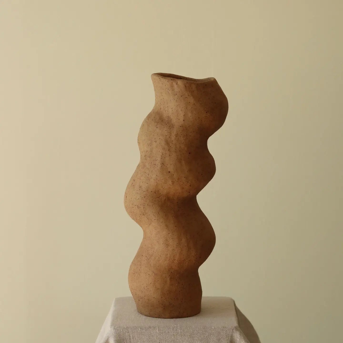 ‘Serpent Sculptural Vessel, 14.5" ‘ - EcoLuxe Furnishings