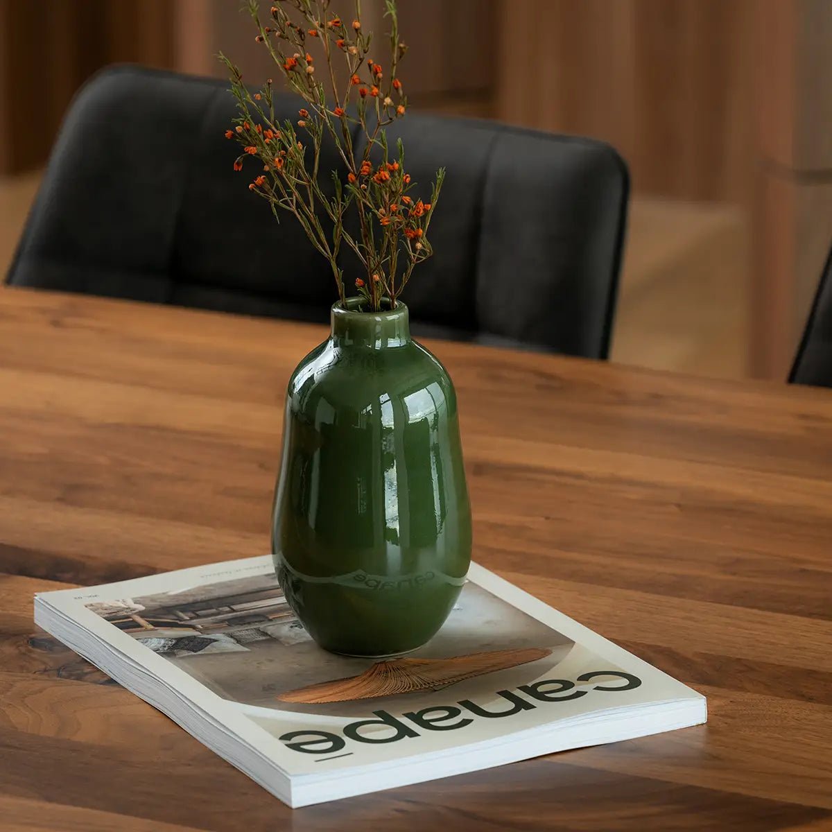 Stoneware Vase - EcoLuxe Furnishings