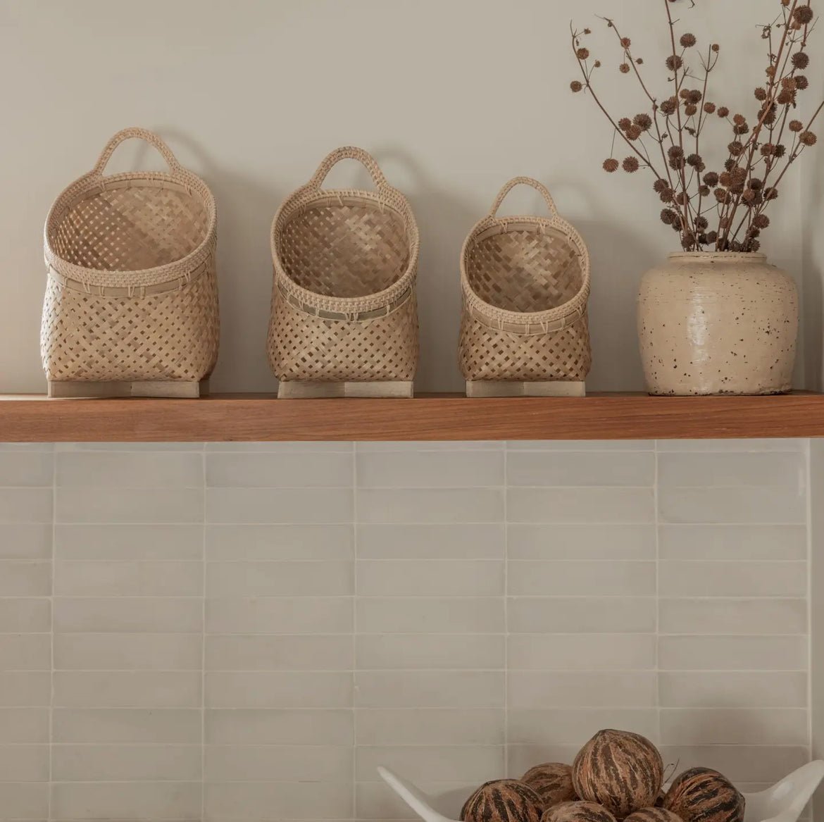 ‘Tahan’ Basket Set - EcoLuxe Furnishings