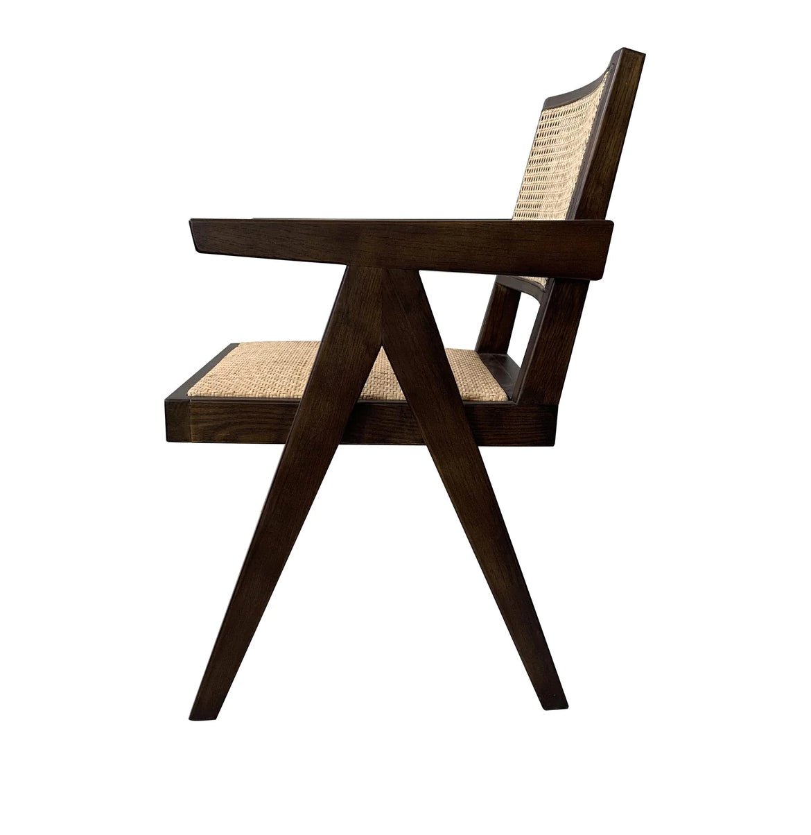 ‘Takashi’ Chair, Set of 2 (Dark Brown) - EcoLuxe Furnishings