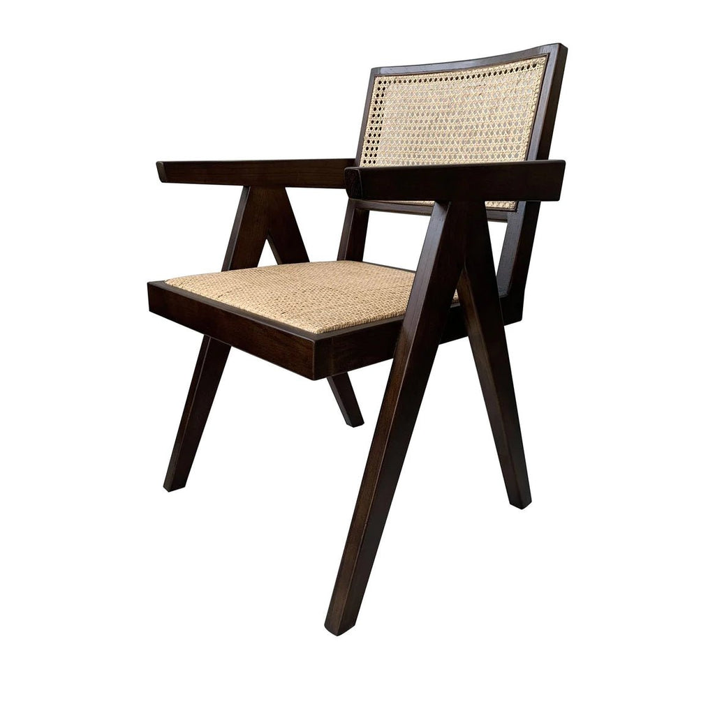 ‘Takashi’ Chair, Set of 2 (Dark Brown) - EcoLuxe Furnishings