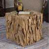 ‘Teak Root Bunching’ Cube - EcoLuxe Furnishings