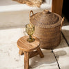 ‘The Colonial’ Handles Basket (Natural Brown) - EcoLuxe Furnishings