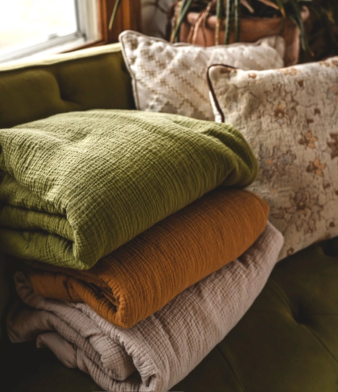 ‘The Cozy’ Organic Cotton Blanket - EcoLuxe Furnishings