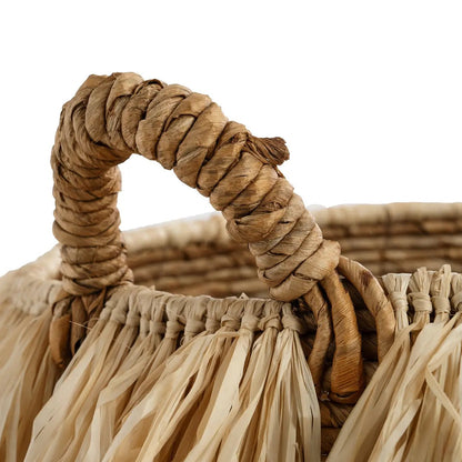 ‘The Raffia’ Basket - Medium - EcoLuxe Furnishings