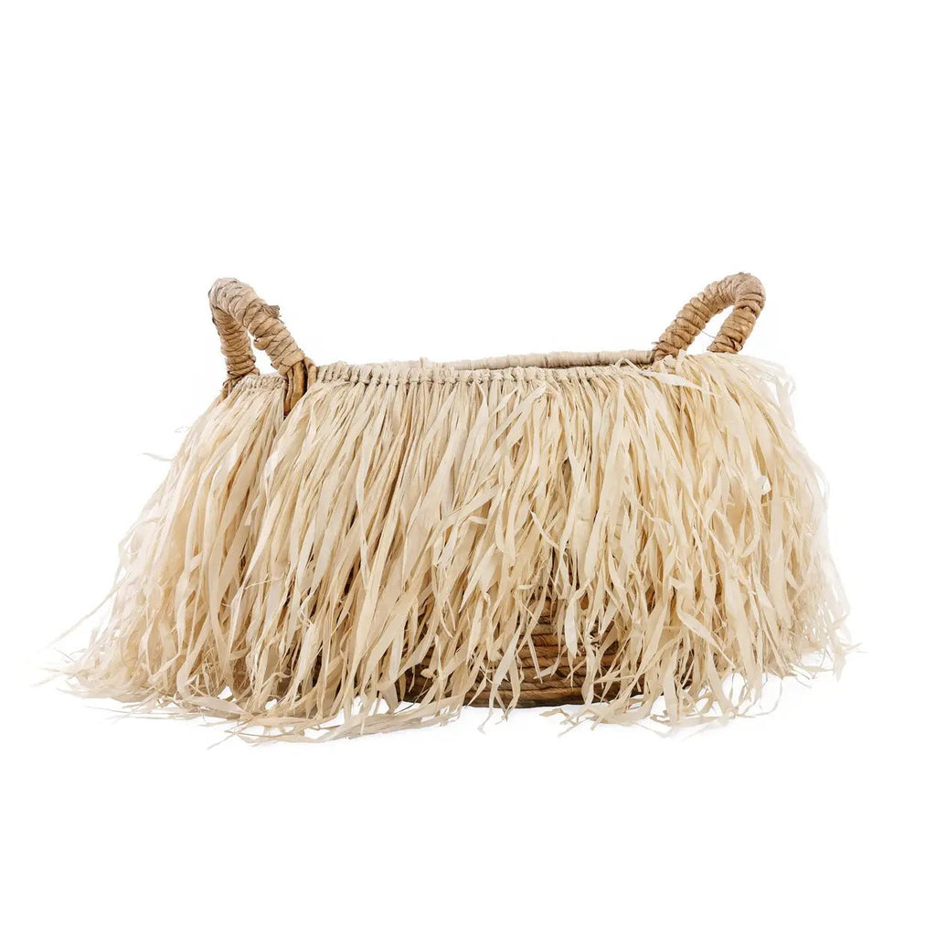 ‘The Raffia’ Basket - Medium - EcoLuxe Furnishings