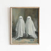 ‘Twin Ghosts’ Halloween Art Print - EcoLuxe Furnishings