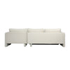 ‘Valento’ Chaise Sectional, Boucle (Toscana Ivory) - EcoLuxe Furnishings