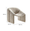 ‘Vivi’ Accent Chair, Chenille - EcoLuxe Furnishings