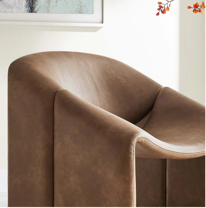 ‘Vivi’ Accent Chair, Vegan Leather - EcoLuxe Furnishings