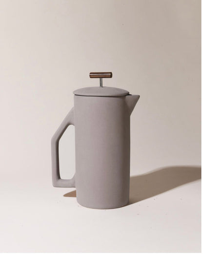 850 mL Ceramic French Press (Gray) - EcoLuxe Furnishings