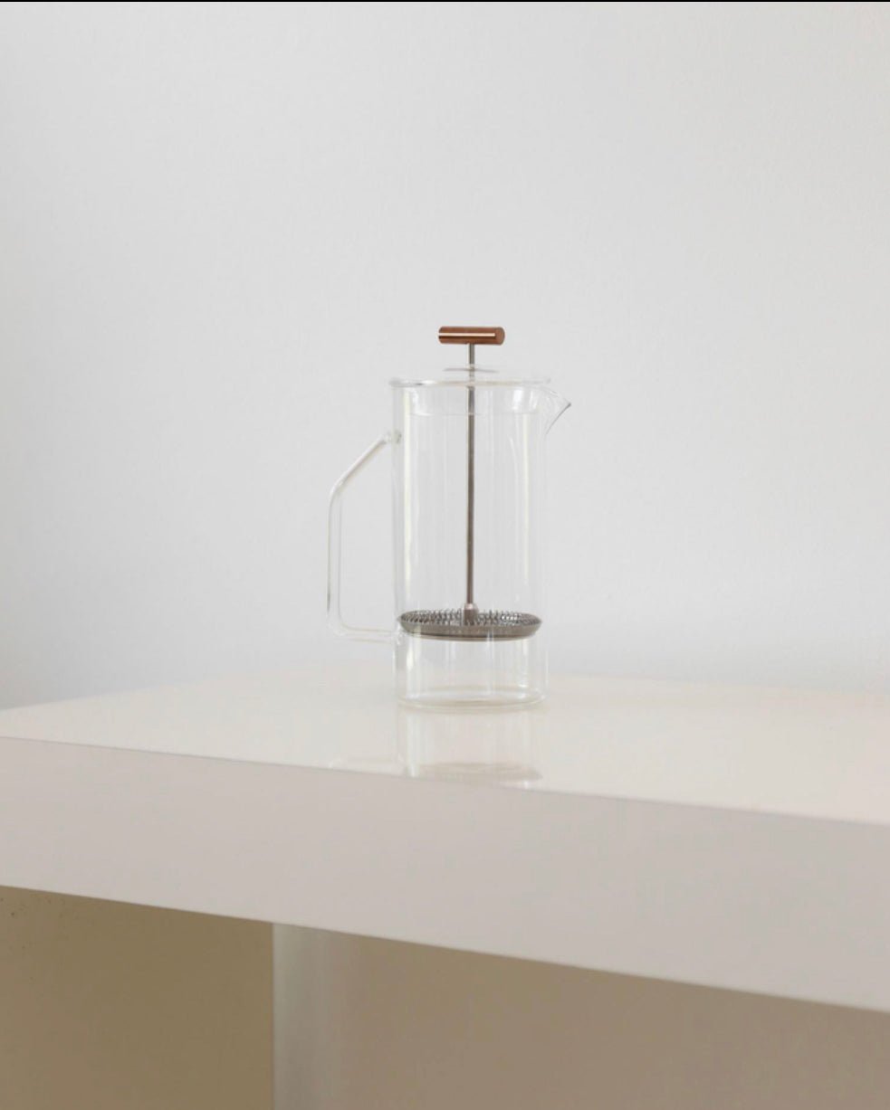 850 mL Glass French Press (Clear) - EcoLuxe Furnishings