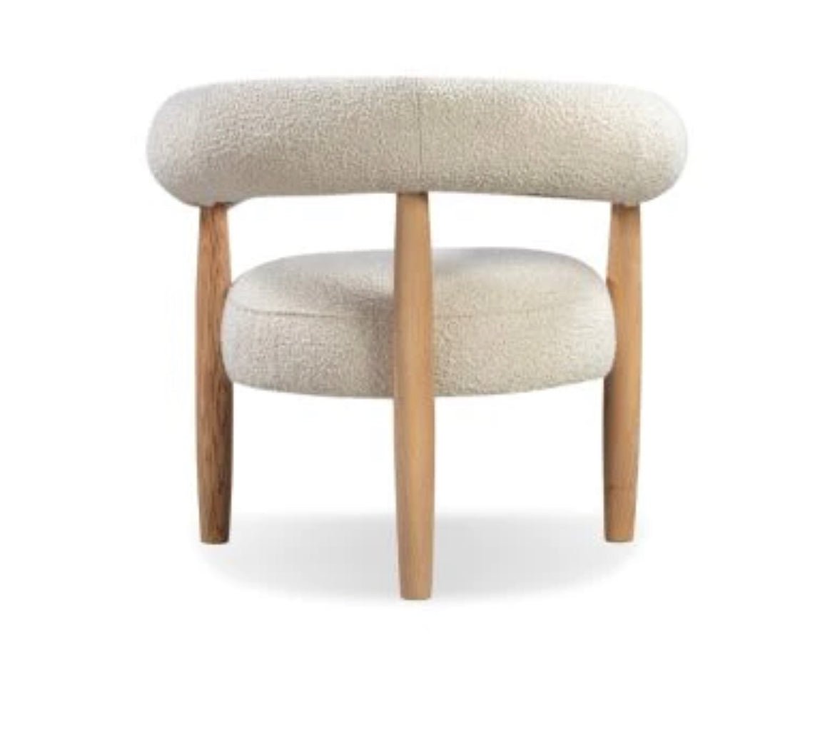 ‘Alon’ Accent Chair, Boucle - EcoLuxe Furnishings