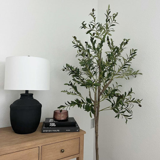 Artificial Olive Tree, 6ft - EcoLuxe Furnishings