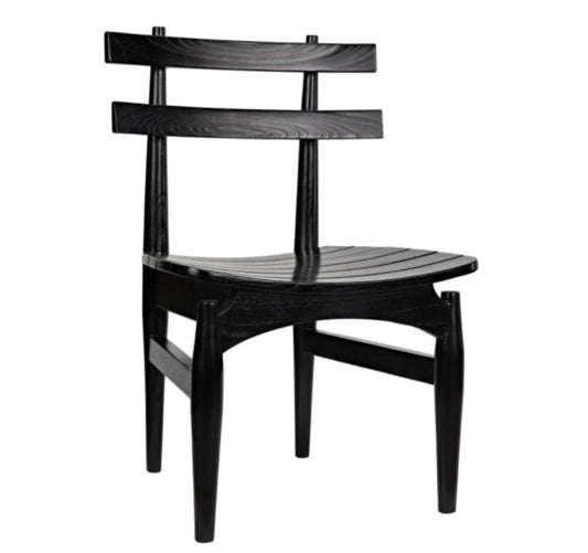 ‘Azumi’ Chair (Charcoal Black) - EcoLuxe Furnishings