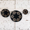 Bariku - Black &amp; Tea Woven Bowls - EcoLuxe Furnishings