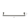 ‘Bijou’ Wall Bar, 16” (Black) - EcoLuxe Furnishings