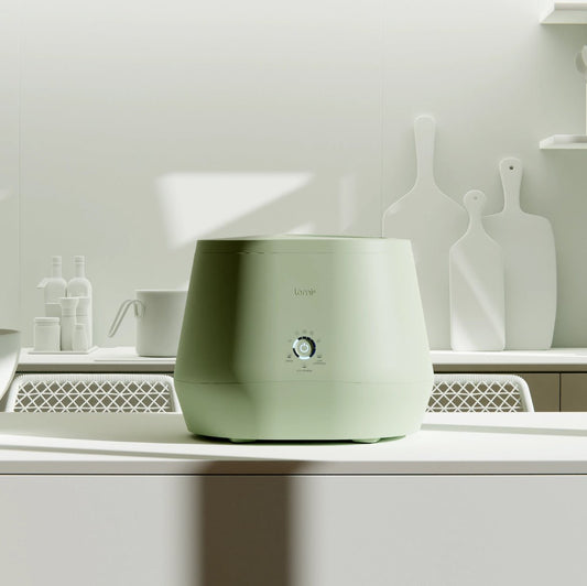 ‘Bloom’ Kitchen Composter (Sage) - EcoLuxe Furnishings