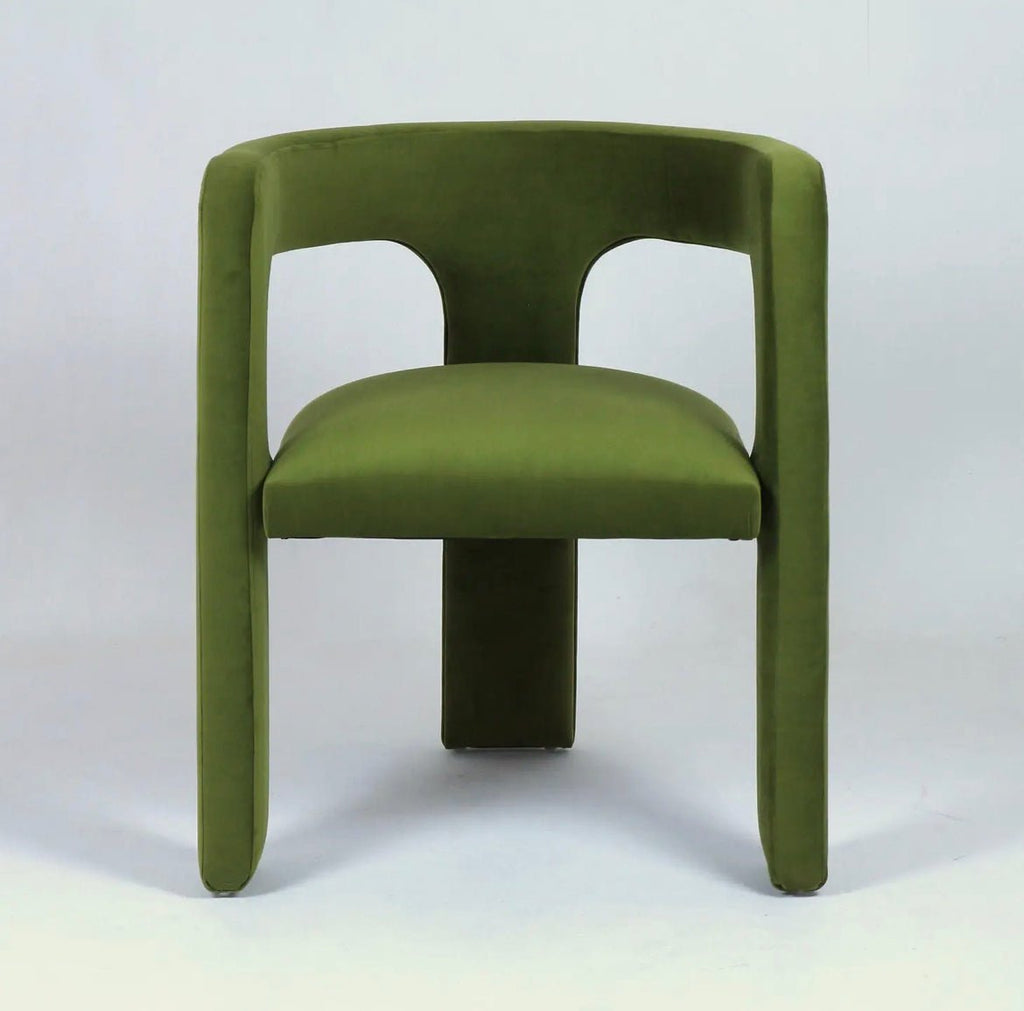 ‘C Back’ Dining Chair (Mohair) - EcoLuxe Furnishings