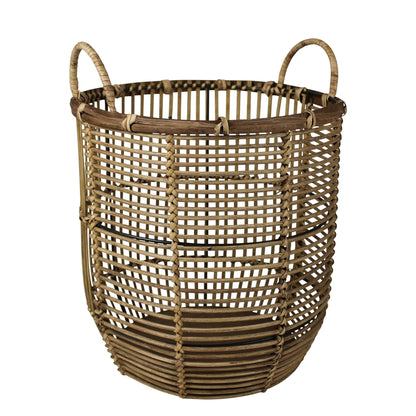 ‘Cairo’ Rattan Baskets, Set of 2 - EcoLuxe Furnishings