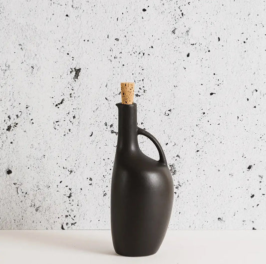 ‘Canard’ Stoneware Olive Oil Bottle, 34oz - EcoLuxe Furnishings