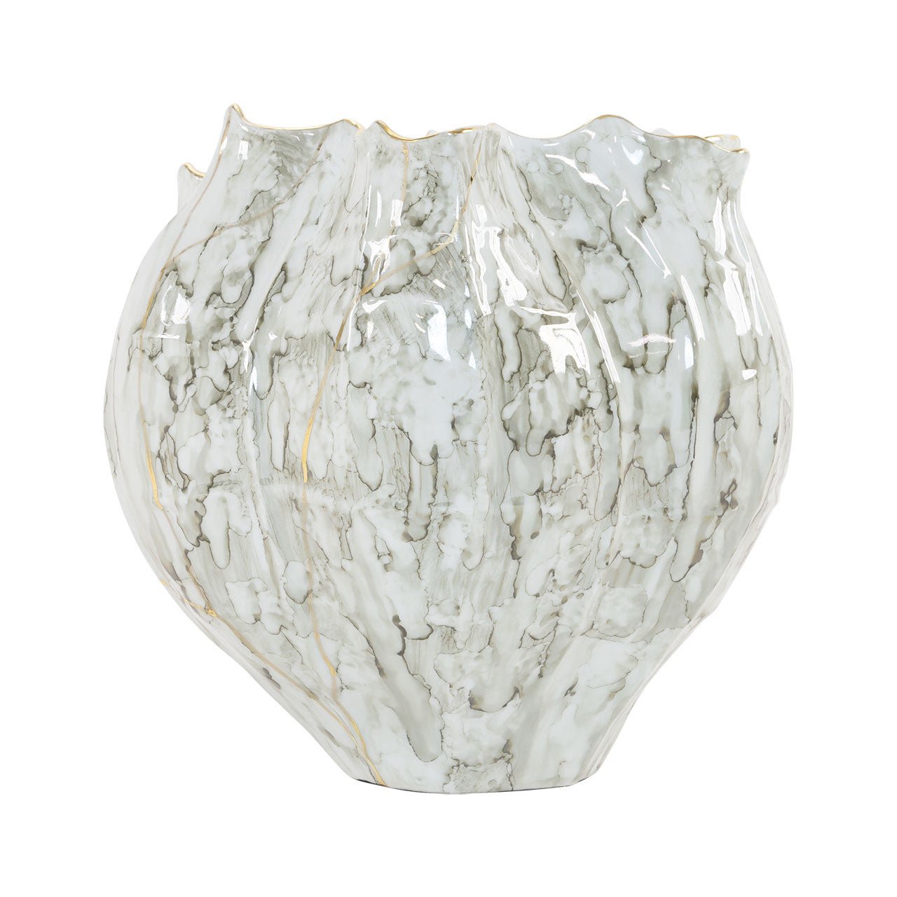 ‘Carmine’ Short Vase - EcoLuxe Furnishings