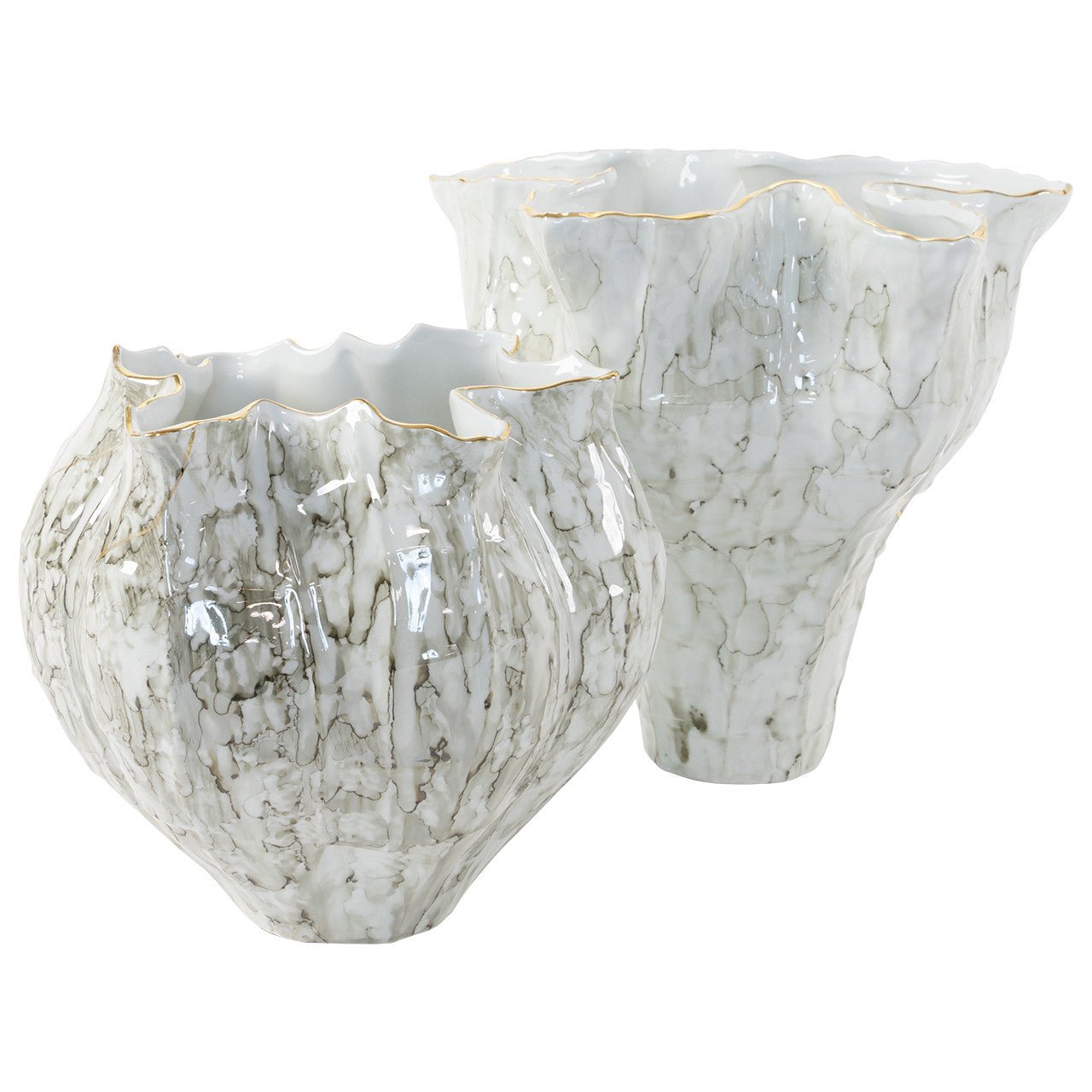 ‘Carmine’ Short Vase - EcoLuxe Furnishings