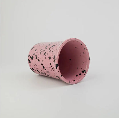 Ceramic Breakfast Tumbler, 300ml (Cosmic Rose) - EcoLuxe Furnishings