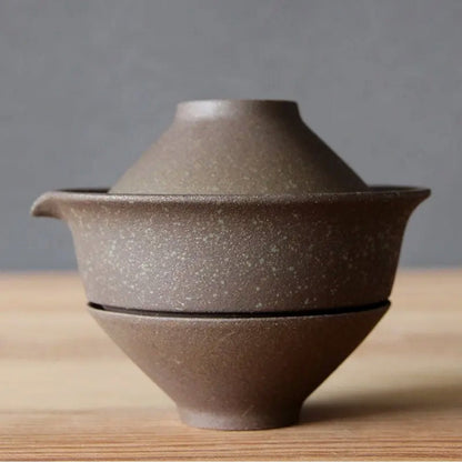Ceramic Gaiwan Set (Chinese Gongfu Travel Tea Sets) - EcoLuxe Furnishings