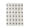 Checkered Handwoven Cotton Throw Blanket (Gray/Cream) - EcoLuxe Furnishings